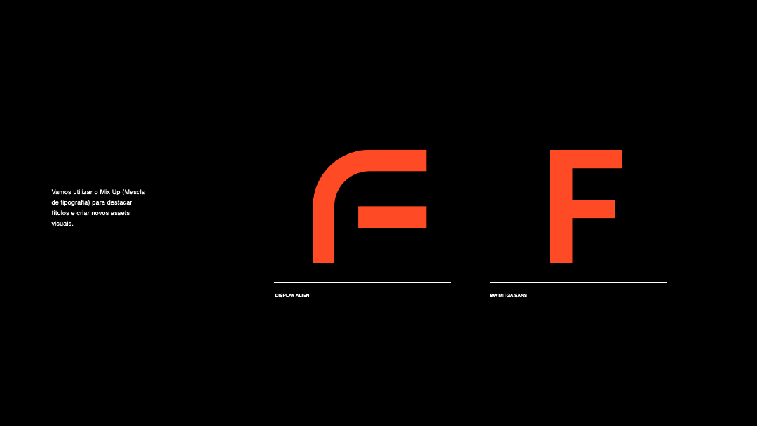 Mix Up — Display Alien meets BW Mitga Sans to build new visual assets.